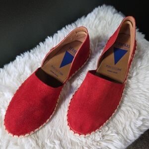 Verbenas Women's Leather Espadrilles - Made In Spain